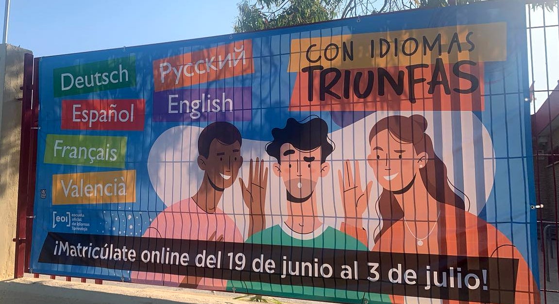 Novedades del próximo curso y plazos para matricularse en la Escuela Oficial de Idiomas de Torrevieja Novedades del próximo curso y plazos para matricularse en la Escuela Oficial de Idiomas de Torrevieja