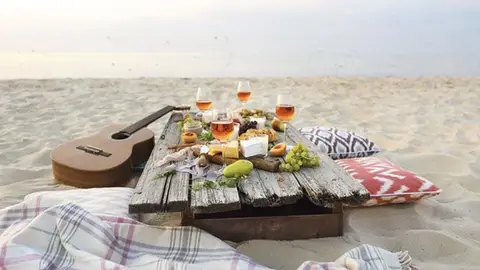 pic nic en la playa pic nic en la playa
