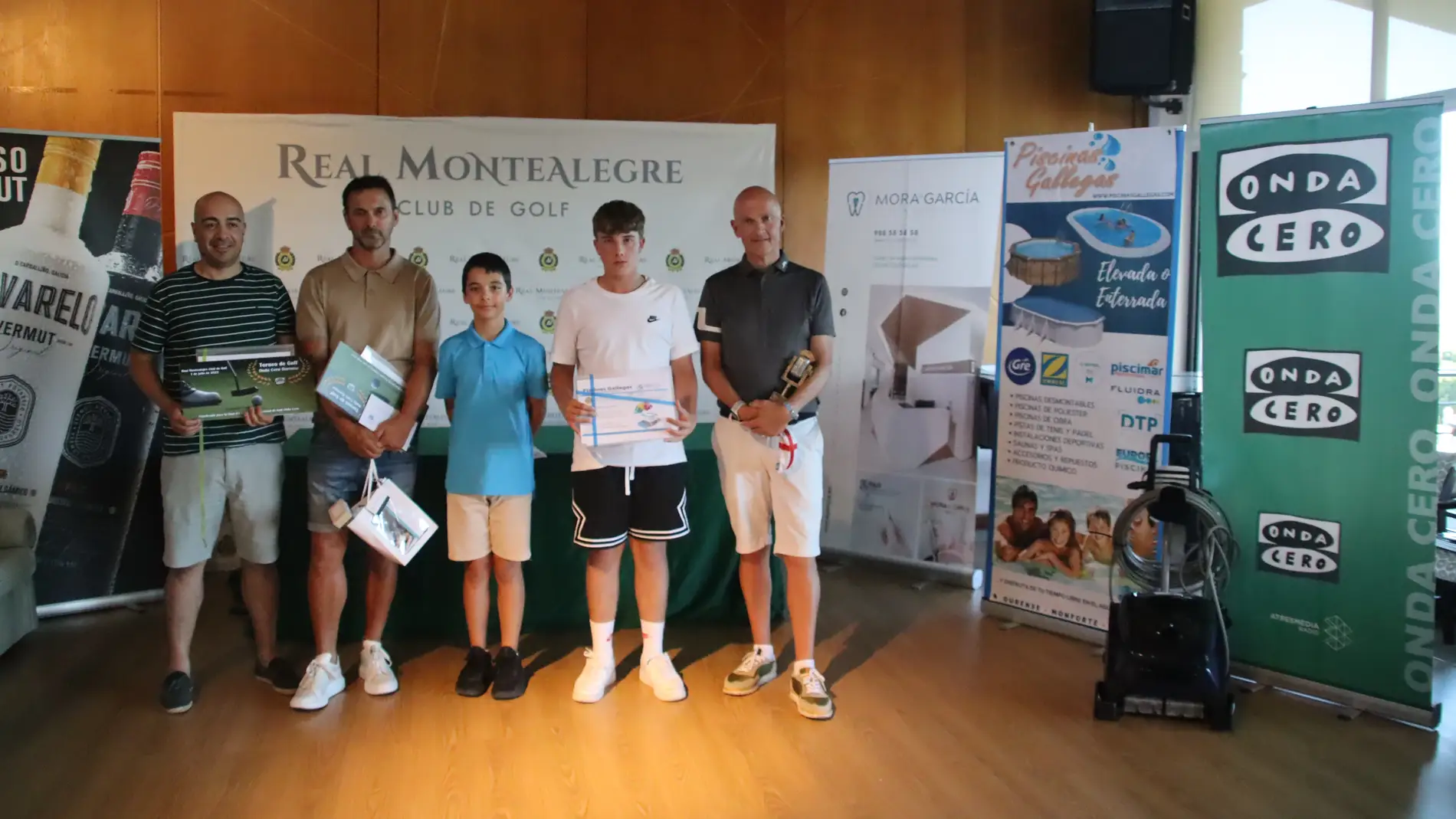 Ganadores Torneo de Golf Onda Cero Ourense 2023