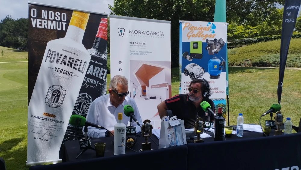 Jaime Janeiro (jefe de ventas de Kia Blendio Santauto) representante de unos de los patrocinadores del Torneo de Golf de Onda Cero Ourense