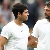 Alcaraz y Chardy en Wimbledon