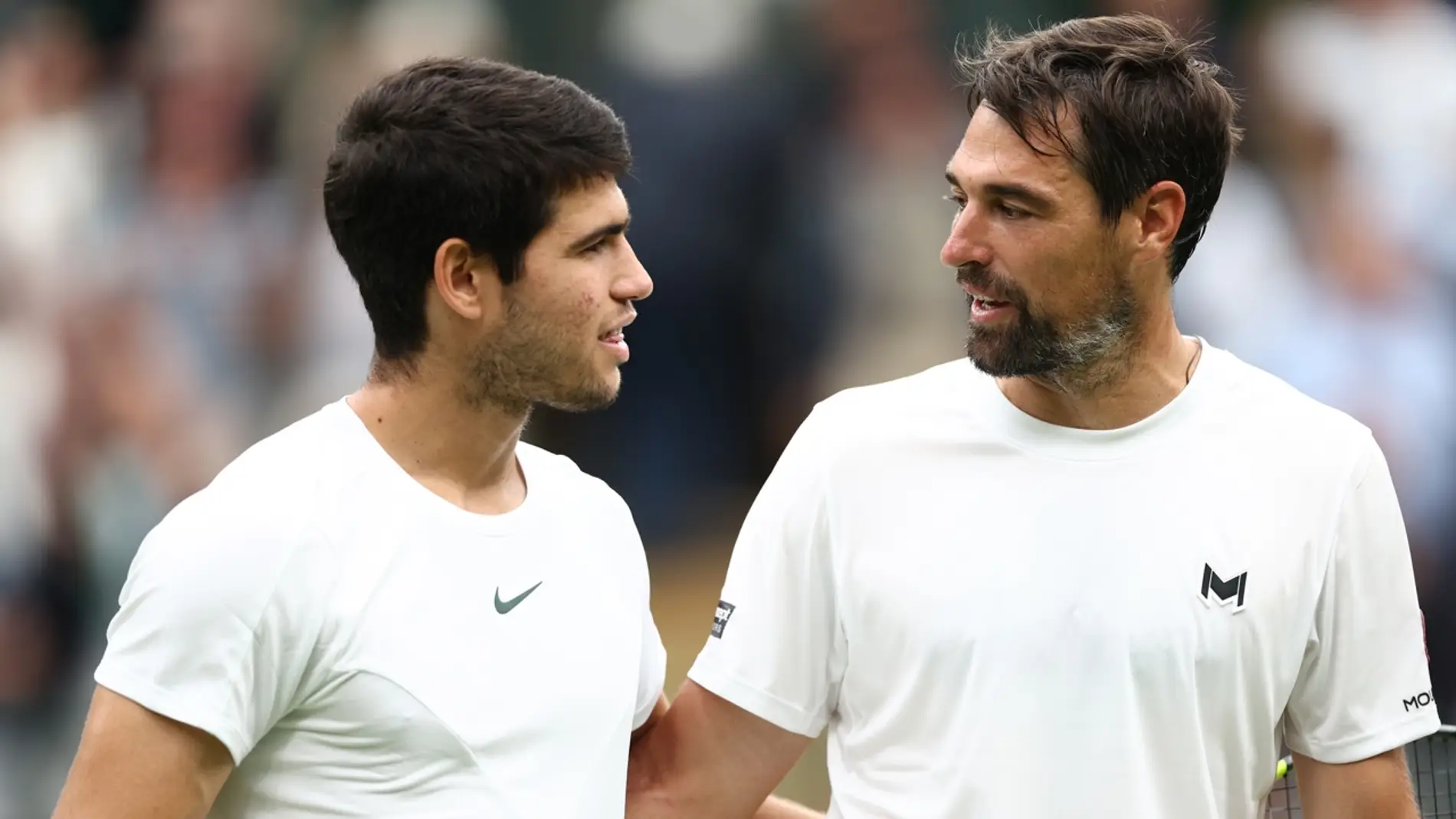 Alcaraz y Chardy en Wimbledon