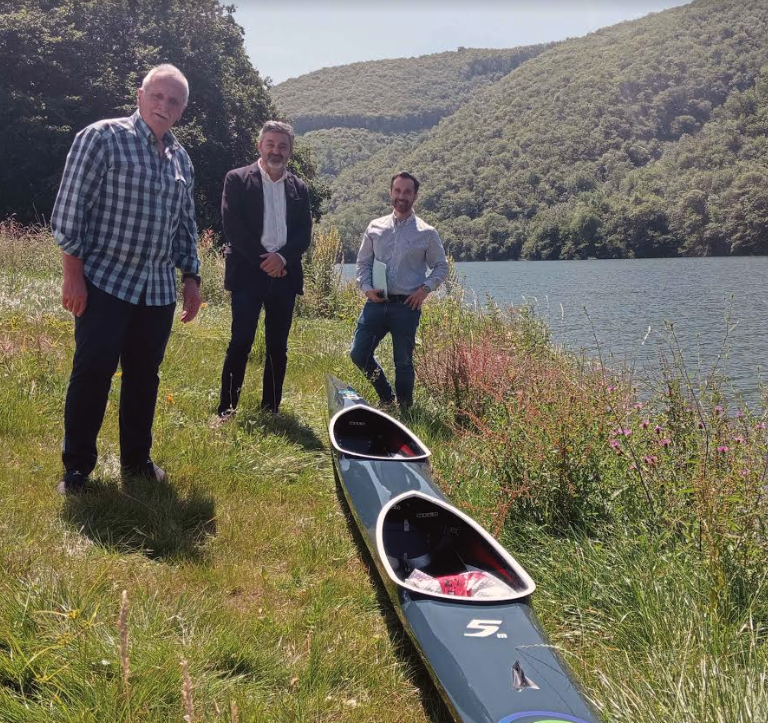 El gobierno asturiano remata la construcción del nuevo pantalán para la navegación en el embalse de Tanes El gobierno asturiano remata la construcción del nuevo pantalán para la navegación en el embalse de Tanes