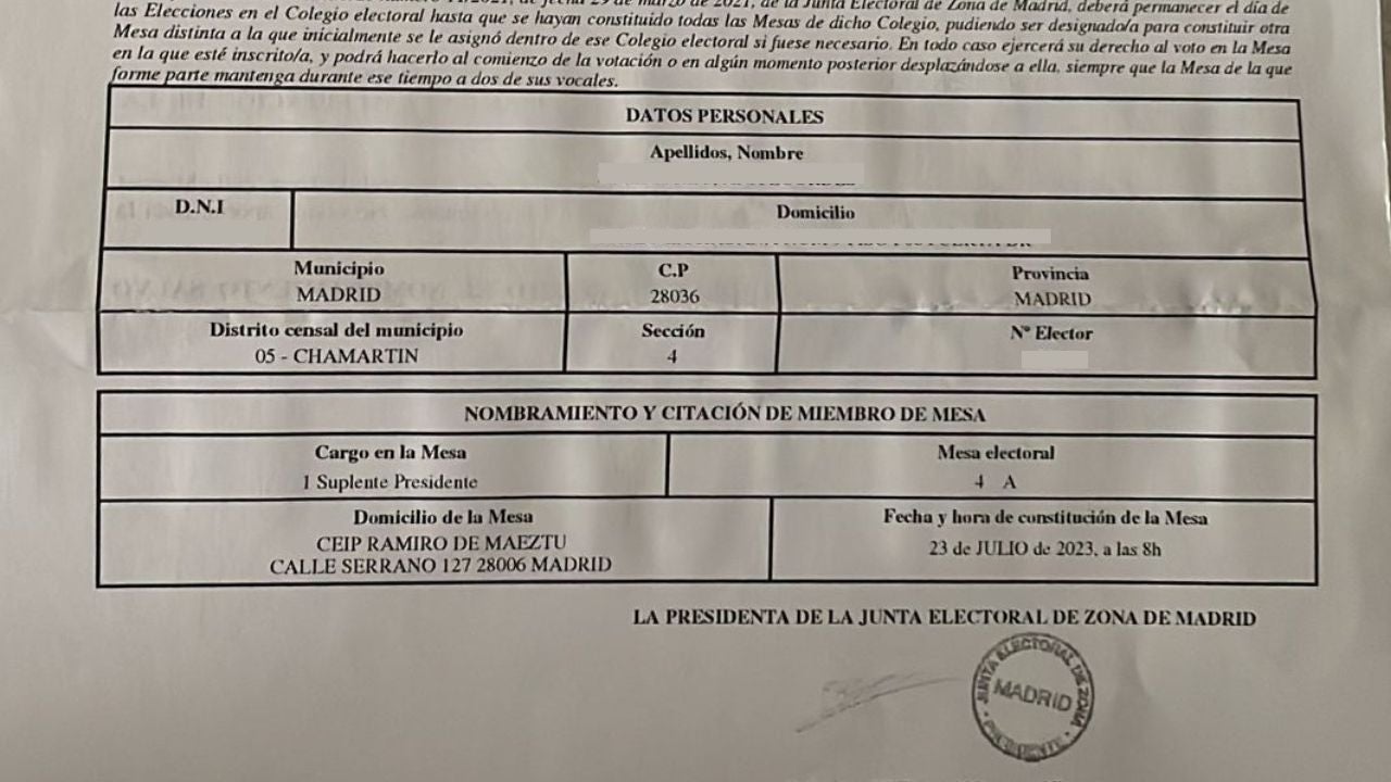 ¿Me pueden llamar para ser mesa electoral más tarde de la fecha límite? ¿Me pueden llamar para ser mesa electoral más tarde de la fecha límite?