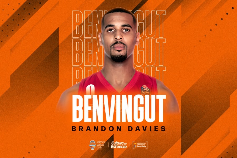 Brandon Davies, tercer fichaje del Valencia Basket 23-24 Brandon Davies, tercer fichaje del Valencia Basket 23-24