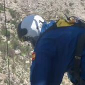 Rescate del excursionista que estaba desorientado en el Barranco del Infierno 