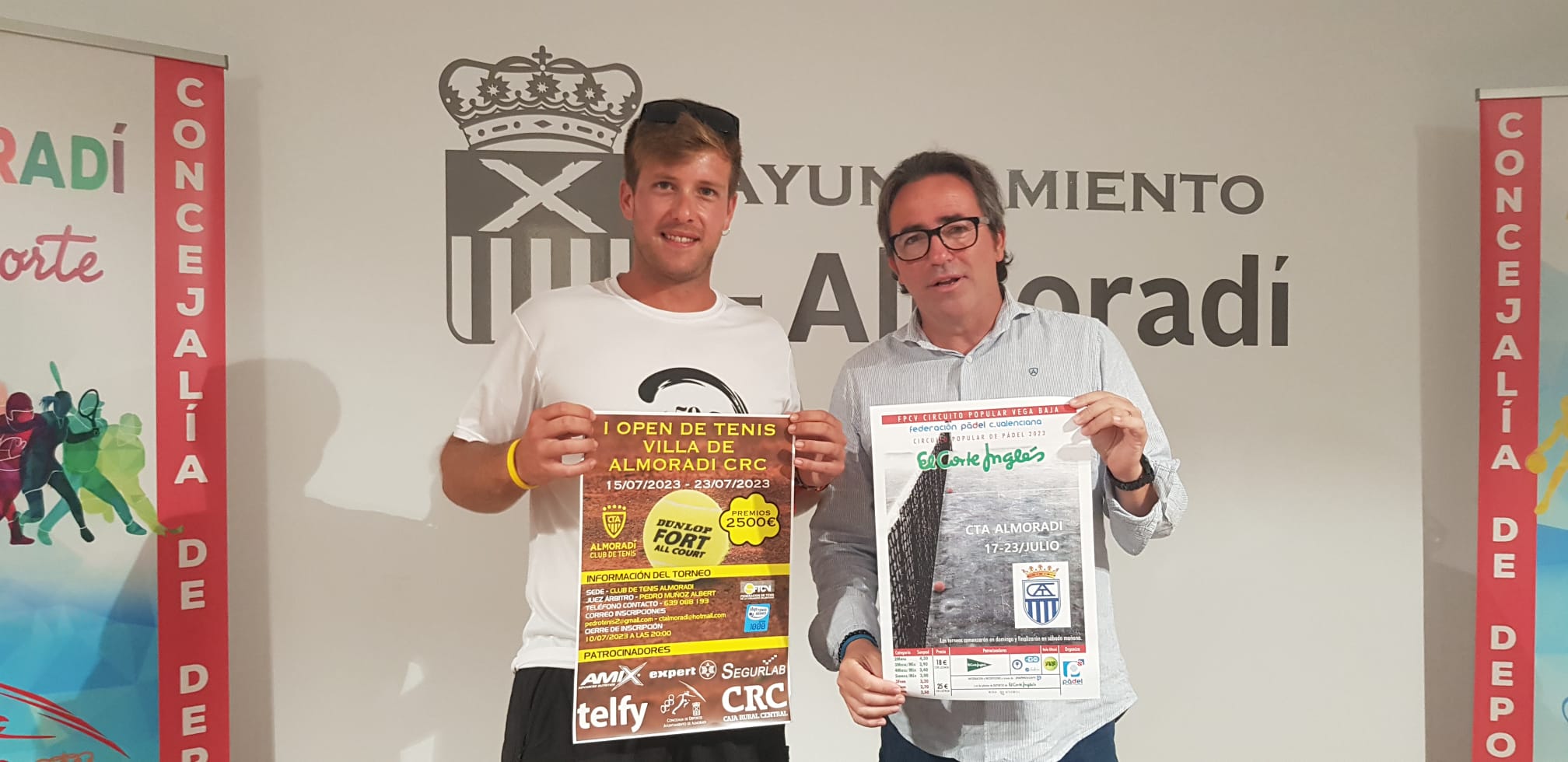 Almoradí presenta el “I Open de Tenis Villa de Almoradí CRC” y el “Circuito de Pádel Vega Baja” Almoradí presenta el “I Open de Tenis Villa de Almoradí CRC” y el “Circuito de Pádel Vega Baja”