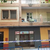 Edificio de la Avenida Rey Santo donde se produjo el derrumbe Edificio de la Avenida Rey Santo donde se produjo el derrumbe