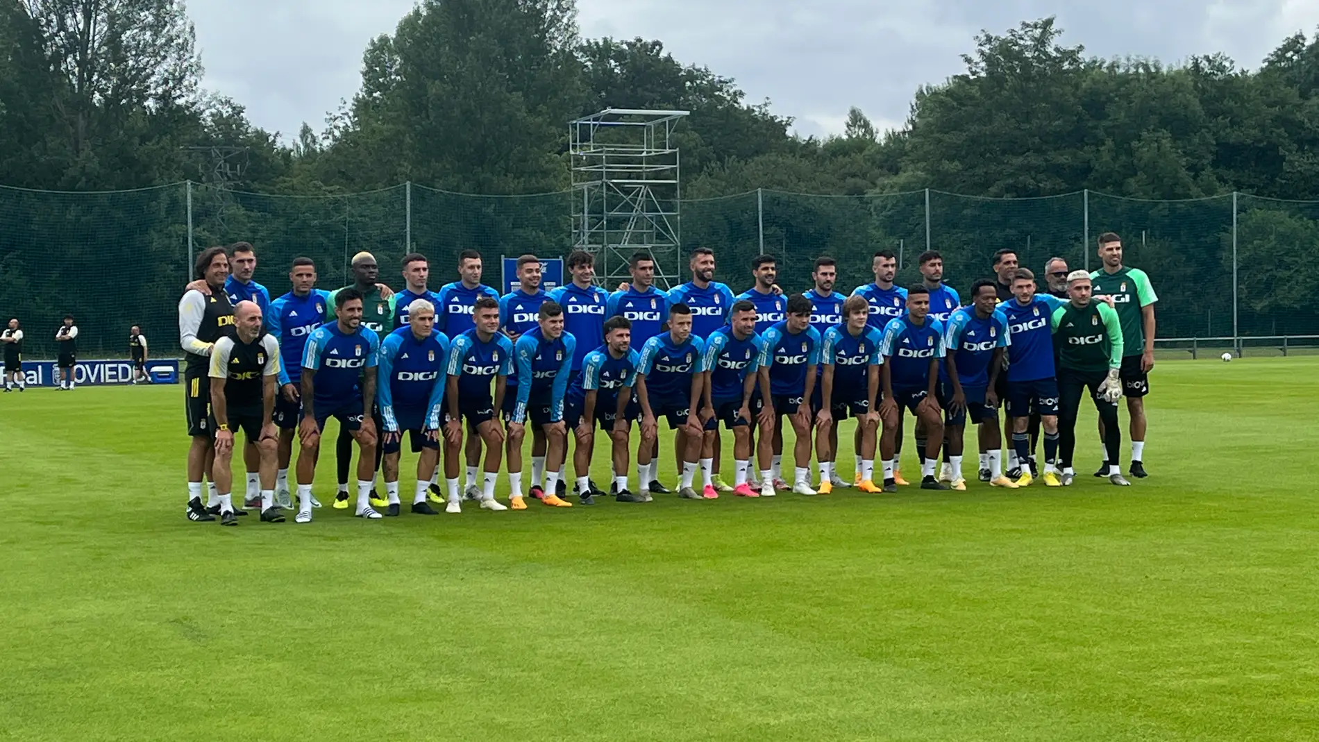 El Real Oviedo regresó hoy a los entrenamientos. 06/07/2023