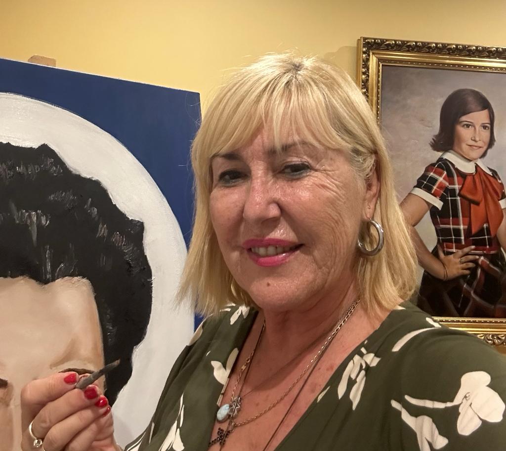 Inés Serna Orts trabaja en un retrato del beato Carlo Acutis por encargo de Roma Inés Serna Orts trabaja en un retrato del beato Carlo Acutis por encargo de Roma