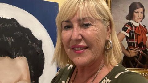 In&eacute;s Serna Orts trabaja en el retrato del beato Carlo Acutis