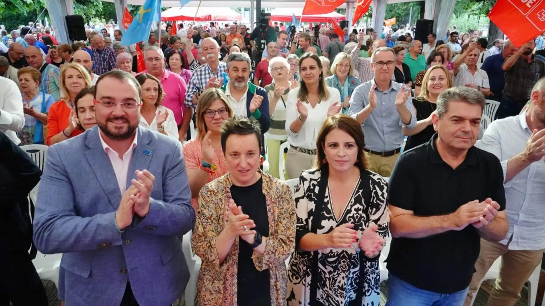 Arranque de campaña electoral del PSOE en Asturias