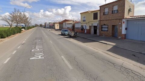 Avenida donde ha tenido lugar la fuga de gas