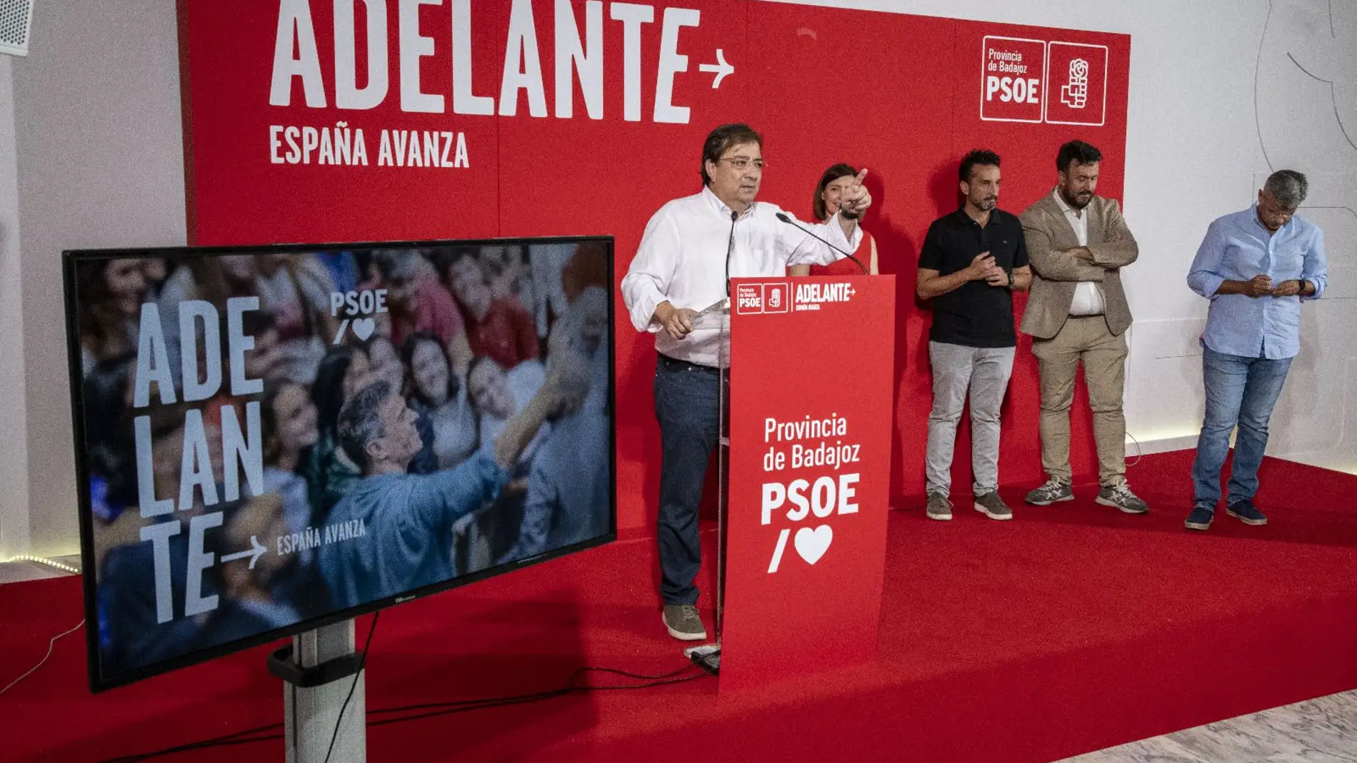 Vara apela a revalidar un gobierno socialista en Moncloa que siempre se ha demostrado como el mejor socio para Extremadura
