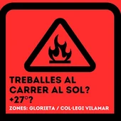 Cartel informativo sobre los casales jove de la ciudad como refugios climáticos Cartel informativo sobre los casales jove de la ciudad como refugios climáticos
