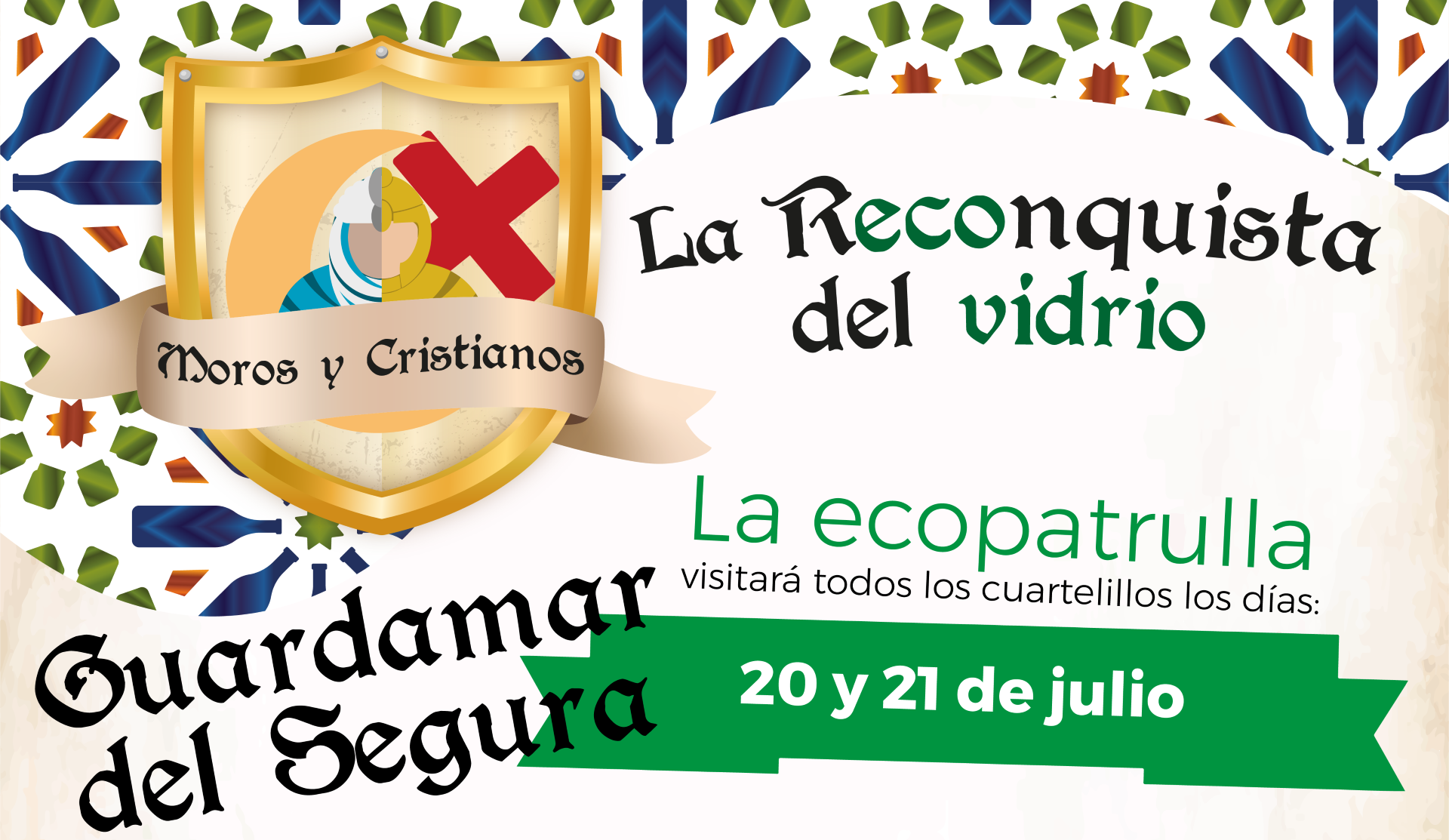 Ecovidrio y el Ayuntamiento de Guardamar fomentan el reciclado durante las fiestas de Moros y Cristianos Ecovidrio y el Ayuntamiento de Guardamar fomentan el reciclado durante las fiestas de Moros y Cristianos