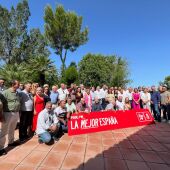 Los cargos del PSOE de Cádiz en una foto de familia