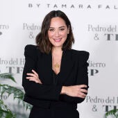 Tamara Falcó durante la presentación de la nueva colección de su firma de ropa TFP, en 2022.