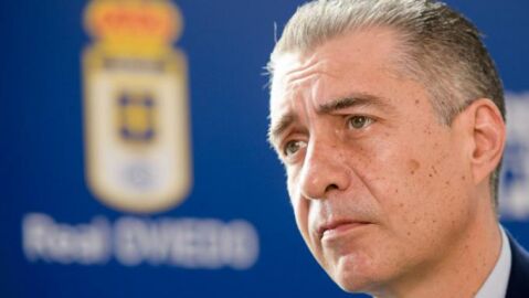 Mart&iacute;n Pel&aacute;ez, presidente del Oviedo