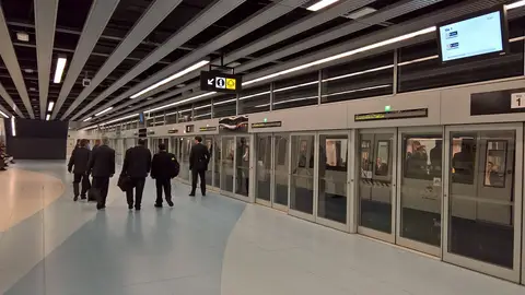 La Generalitat inverteix el 85% del plantejat. Imatges de la L9 del metro