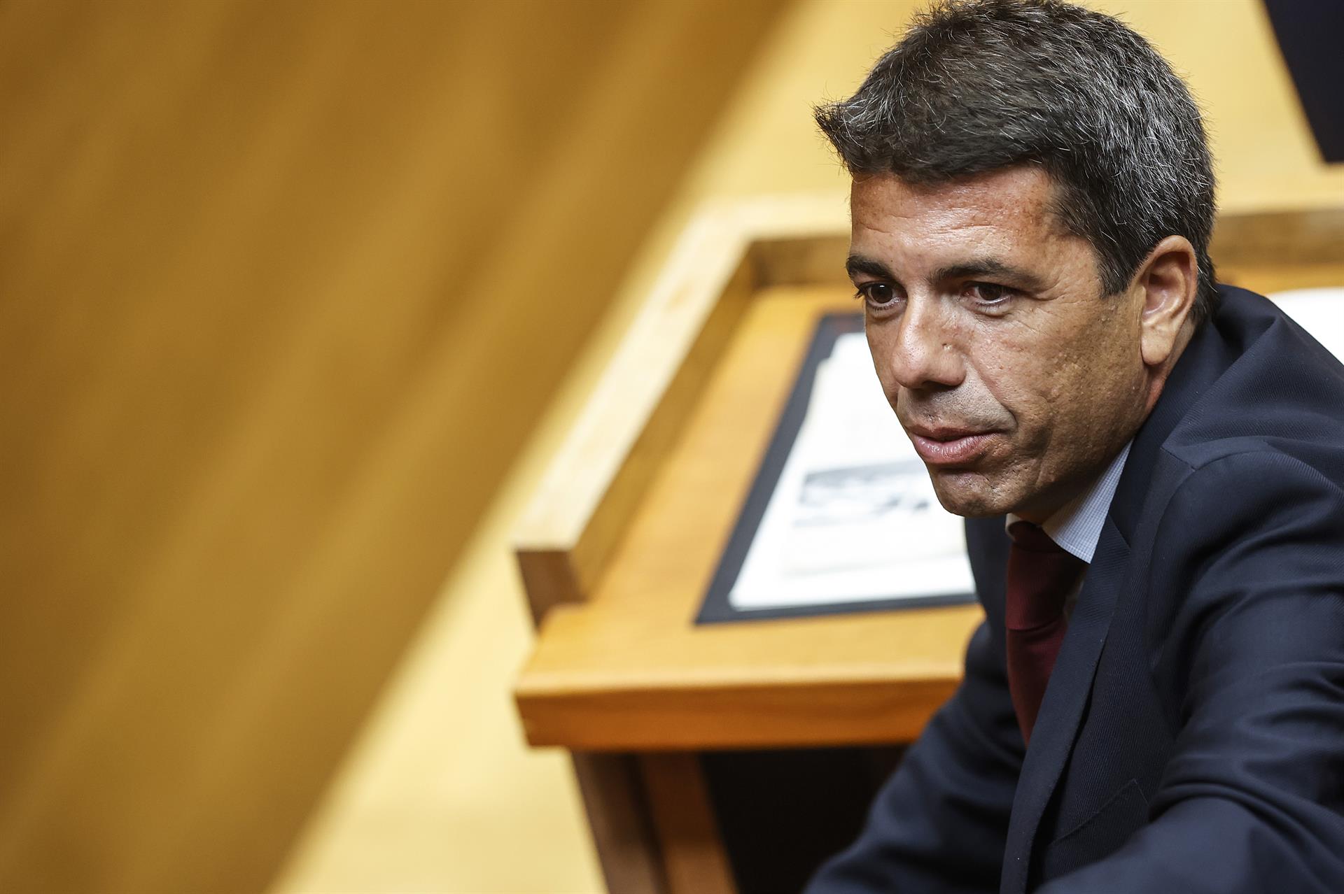 El pleno de investidura de Mazón será el jueves El pleno de investidura de Mazón será el jueves