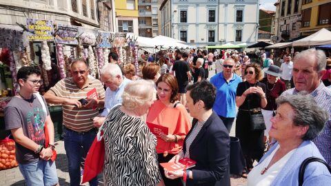 Reparto electoral del PSOE en Grado para los comicios del 23 de julio