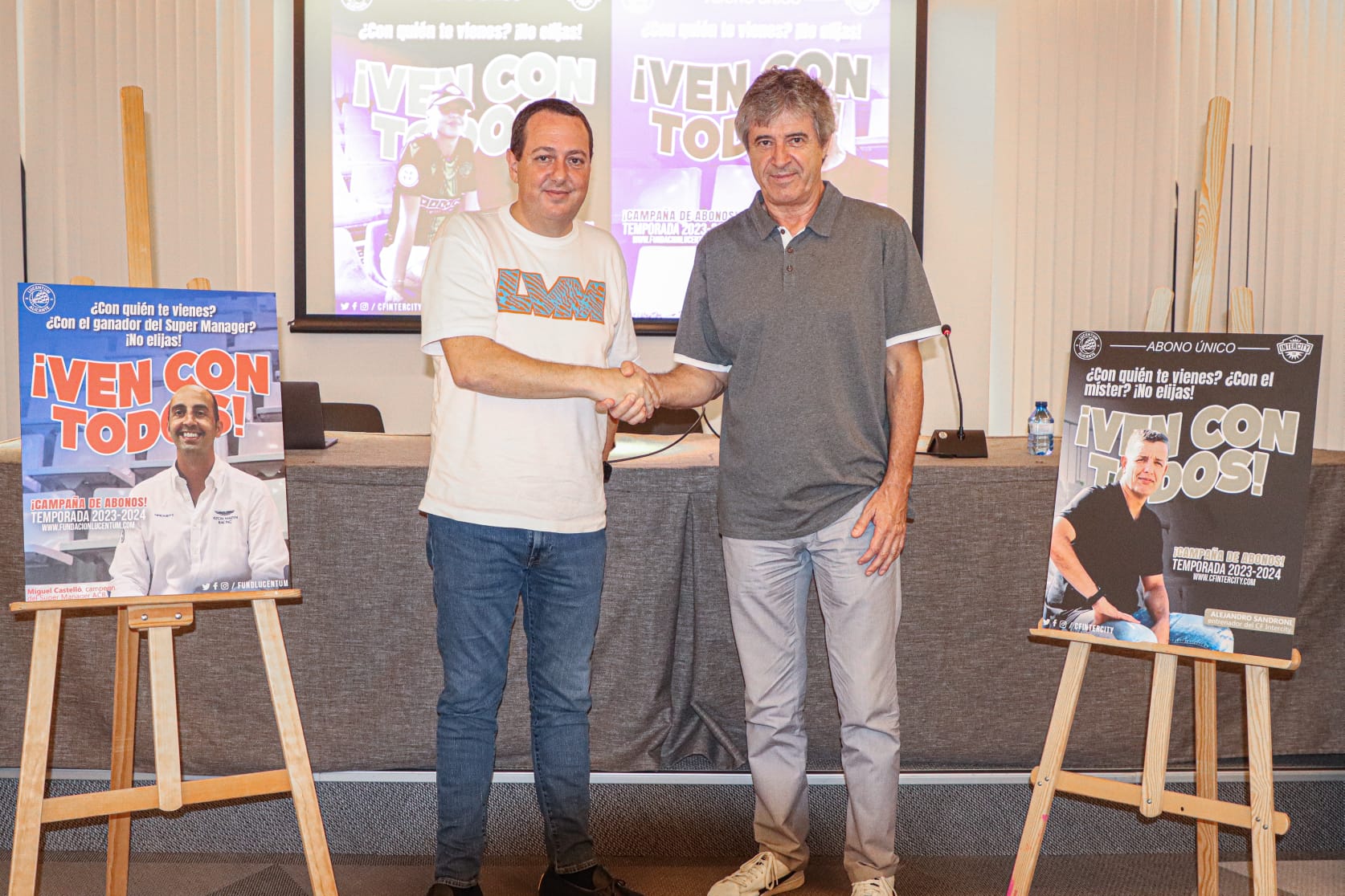 Lucentum Alicante y CF Intercity presentan un abono conjunto Lucentum Alicante y CF Intercity presentan un abono conjunto