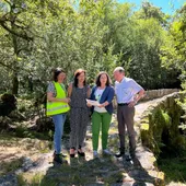 Actuación de limpeza e poda nas marxenes do río Verdugo ao seo paso por Beariz Actuación de limpeza e poda nas marxenes do río Verdugo ao seo paso por Beariz