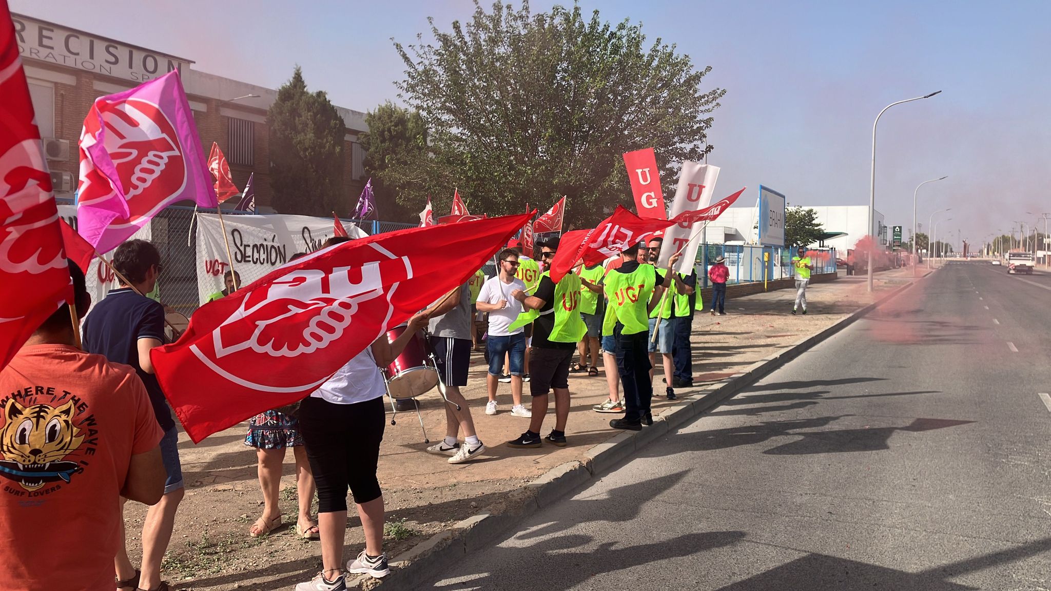 Los trabajadores de la empresa Brahm en Manzanares exigen una subida salarial justa Los trabajadores de la empresa Brahm en Manzanares exigen una subida salarial justa