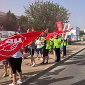 Concentración protesta trabajadores Brahm (Manzanares) Concentración protesta trabajadores Brahm (Manzanares)