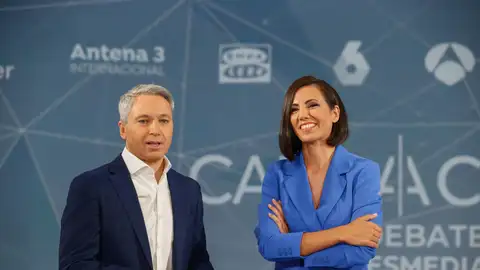 Vicente Vallés y Ana Pastor Vicente Vallés desvela qué es lo que más le llamó la atención de lo que no se vio del debate: "Estaban tensos"