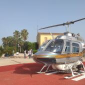 Consorcio La Ribera Helicóptero fumigación