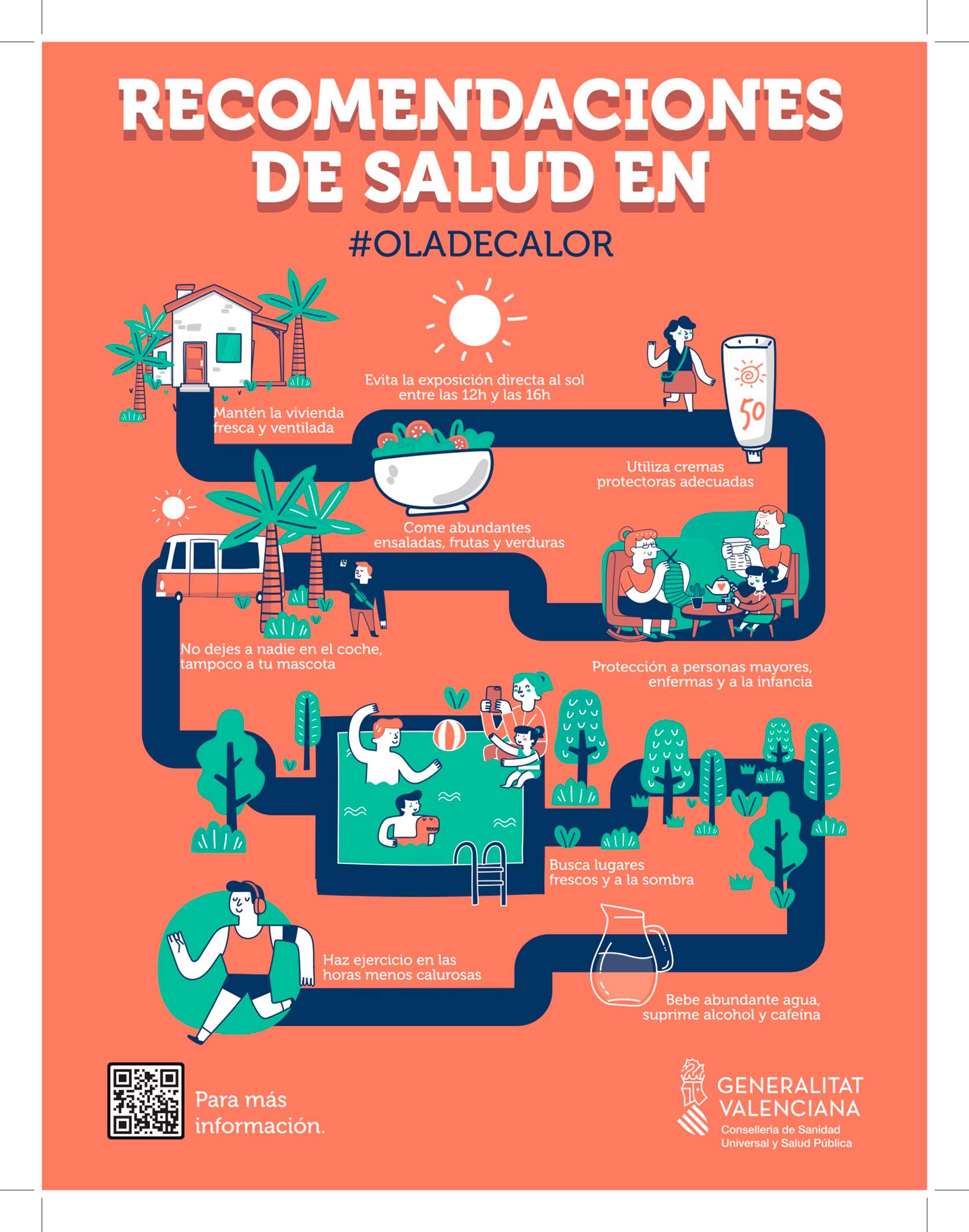 Recomendaciones para la ciudadanía ante la ola de calor Recomendaciones para la ciudadanía ante la ola de calor