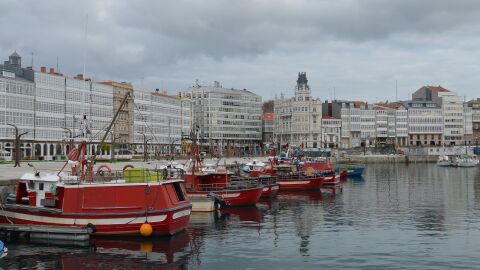 Imagen del puerto de A Coru&ntilde;a