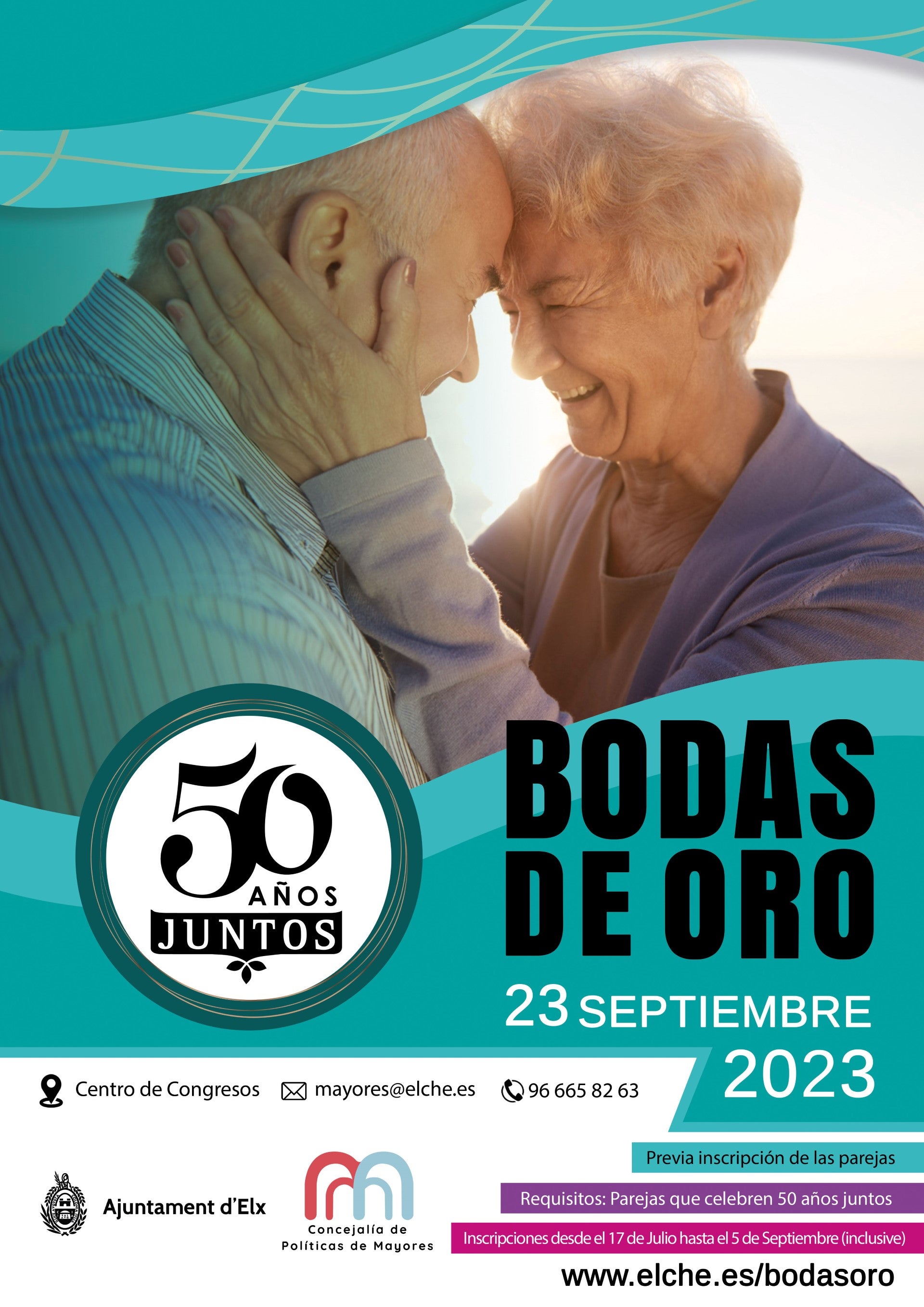 La Concejalía de Familia y Mayores de Elche pone en marcha la inscripción de la nueva edición de las Bodas de Oro La Concejalía de Familia y Mayores de Elche pone en marcha la inscripción de la nueva edición de las Bodas de Oro