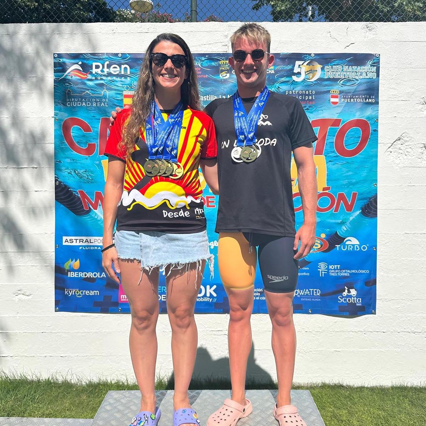 Dos oros en el Nacional Máster para la natación rodense Dos oros en el Nacional Máster para la natación rodense