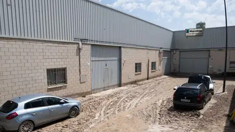 Efectos de la tormenta en el polígono de Cuarte Efectos de la tormenta en el polígono de Cuarte