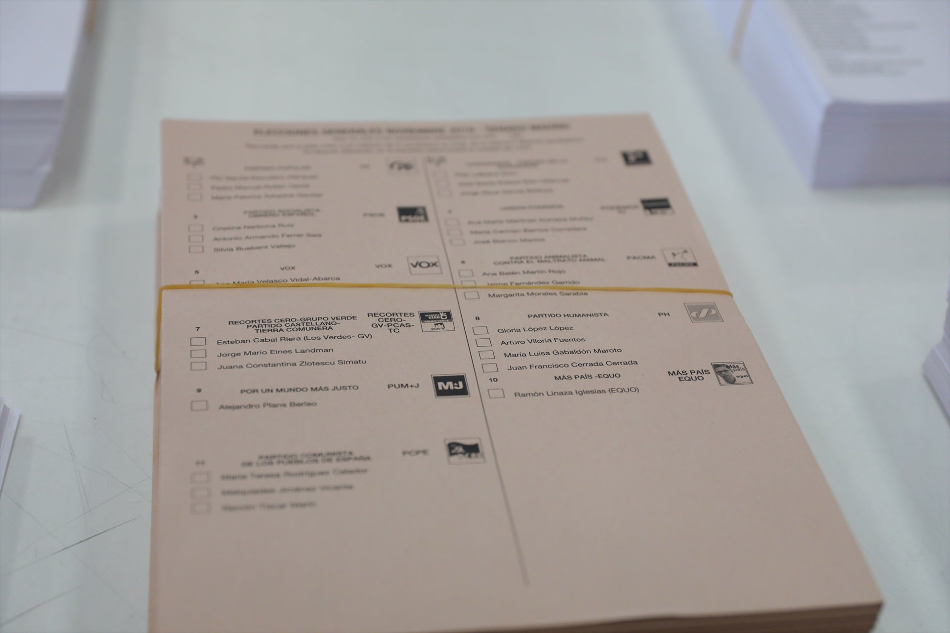 Cuáles son las papeletas para depositar el voto al Senado Cuáles son las papeletas para depositar el voto al Senado