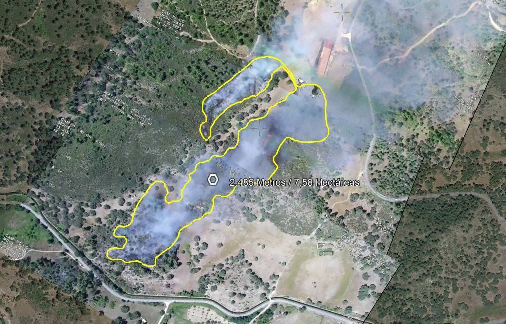 Estabilizado el Incendio Forestal que activó el nivel 1 de peligrosidad el pasado sábado en Valverde de la Vera Estabilizado el Incendio Forestal que activó el nivel 1 de peligrosidad el pasado sábado en Valverde de la Vera