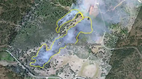 Estabilizado el Incendio Forestal que activó el nivel 1 de peligrosidad el pasado sábado en Valverde de la Vera Estabilizado el Incendio Forestal que activó el nivel 1 de peligrosidad el pasado sábado en Valverde de la Vera