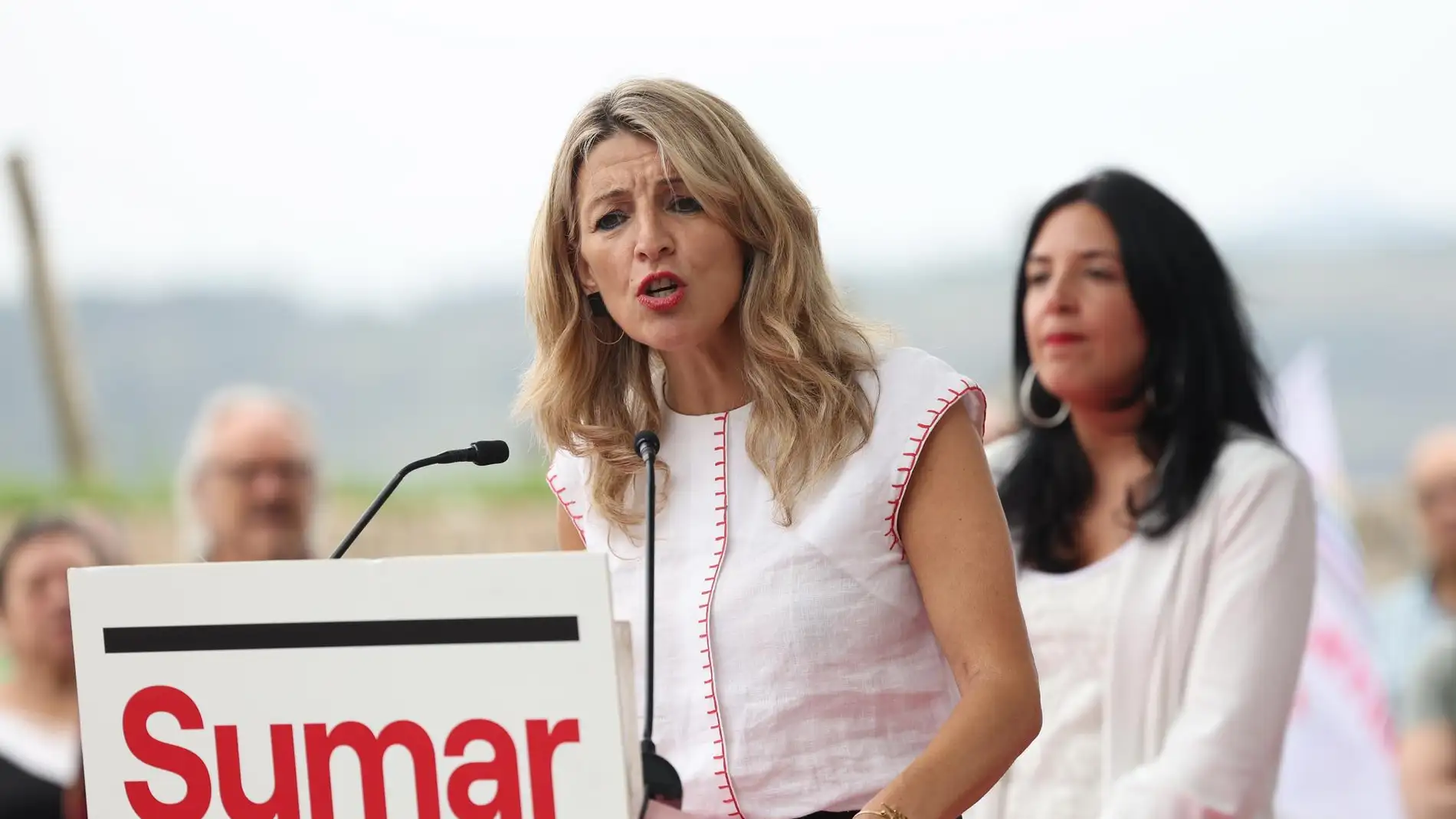 La candidata de SUMAR para las próximas elecciones generales, Yolanda Díaz