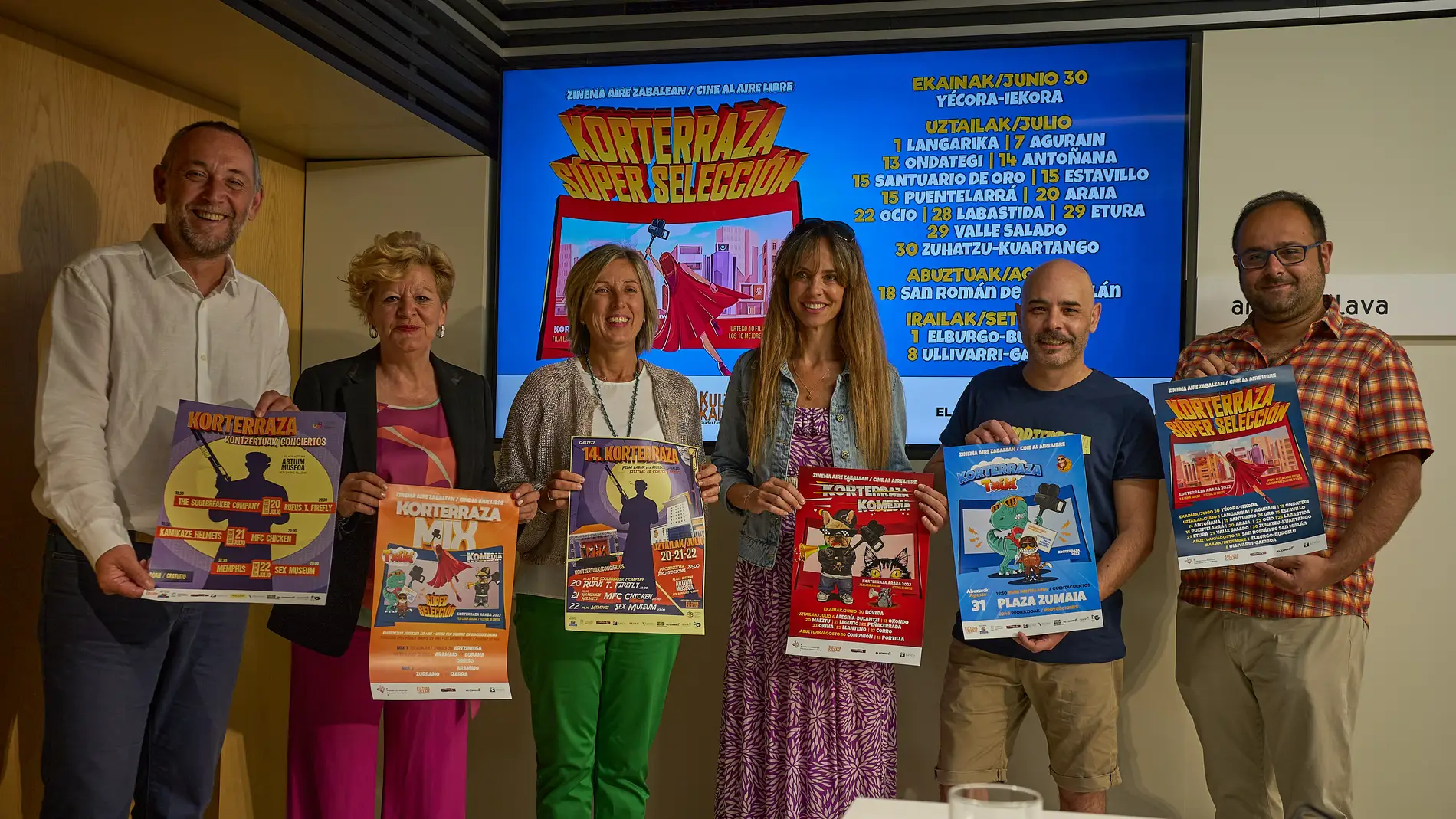 Korterraza Gasteiz acerca los mejores cortometrajes y conciertos del 20 al 22 de julio en Artium Museoa