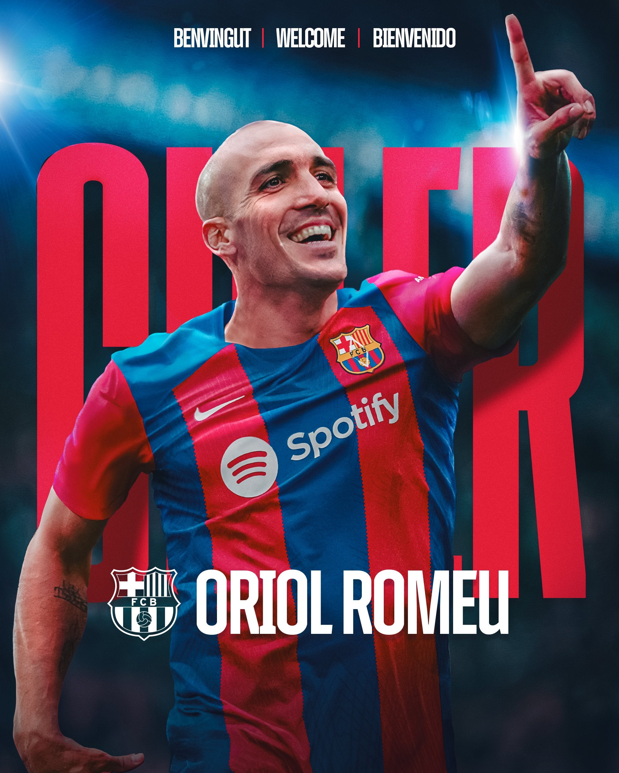 Oriol Romeu ya es jugador del Barça Oriol Romeu ya es jugador del Barça