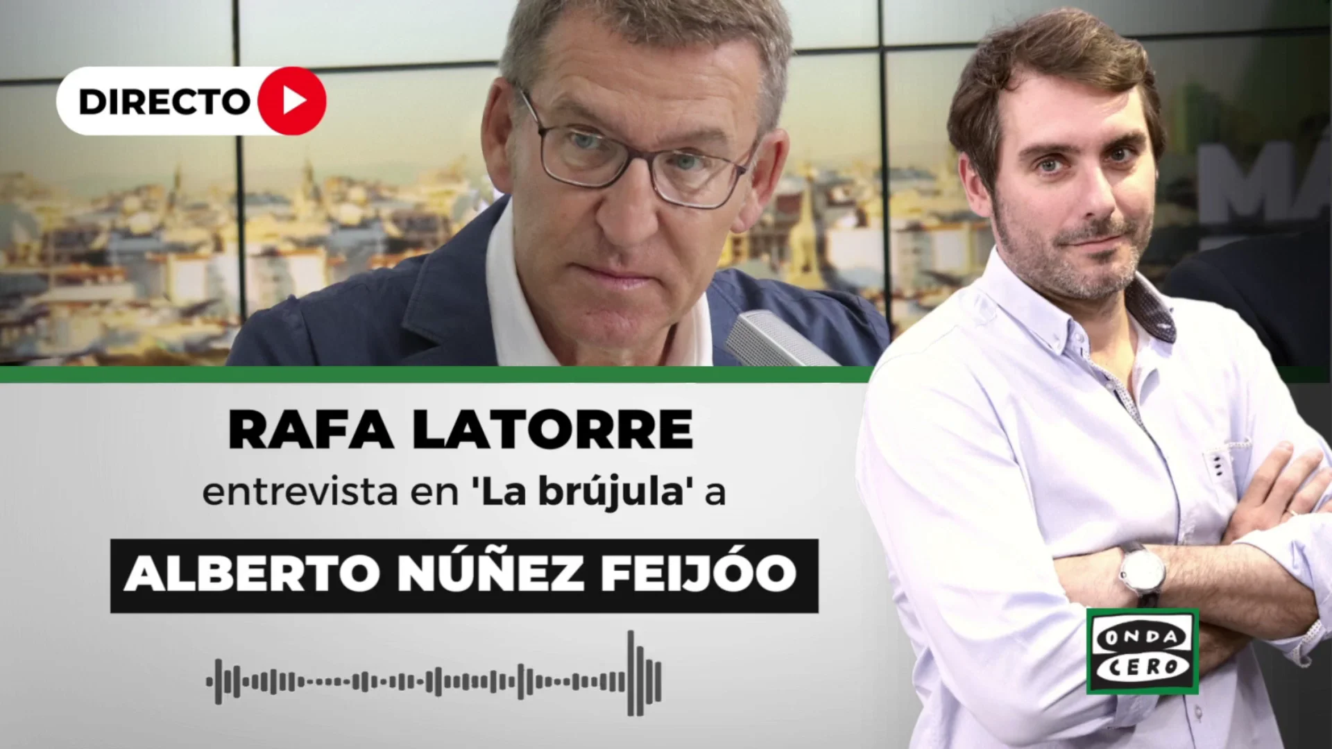 VÍDEO | Entrevista completa a Alberto Núñez Feijóo en 'La Brújula' VÍDEO | Entrevista completa a Alberto Núñez Feijóo en 'La Brújula'