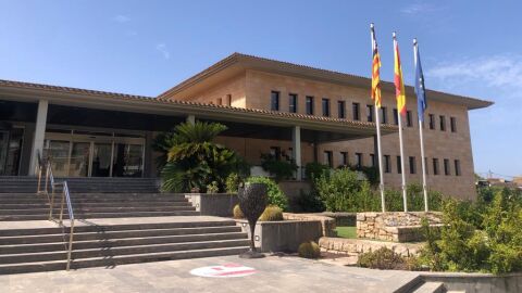 Ayuntamiento de Calvi&agrave;, en Mallorca. 