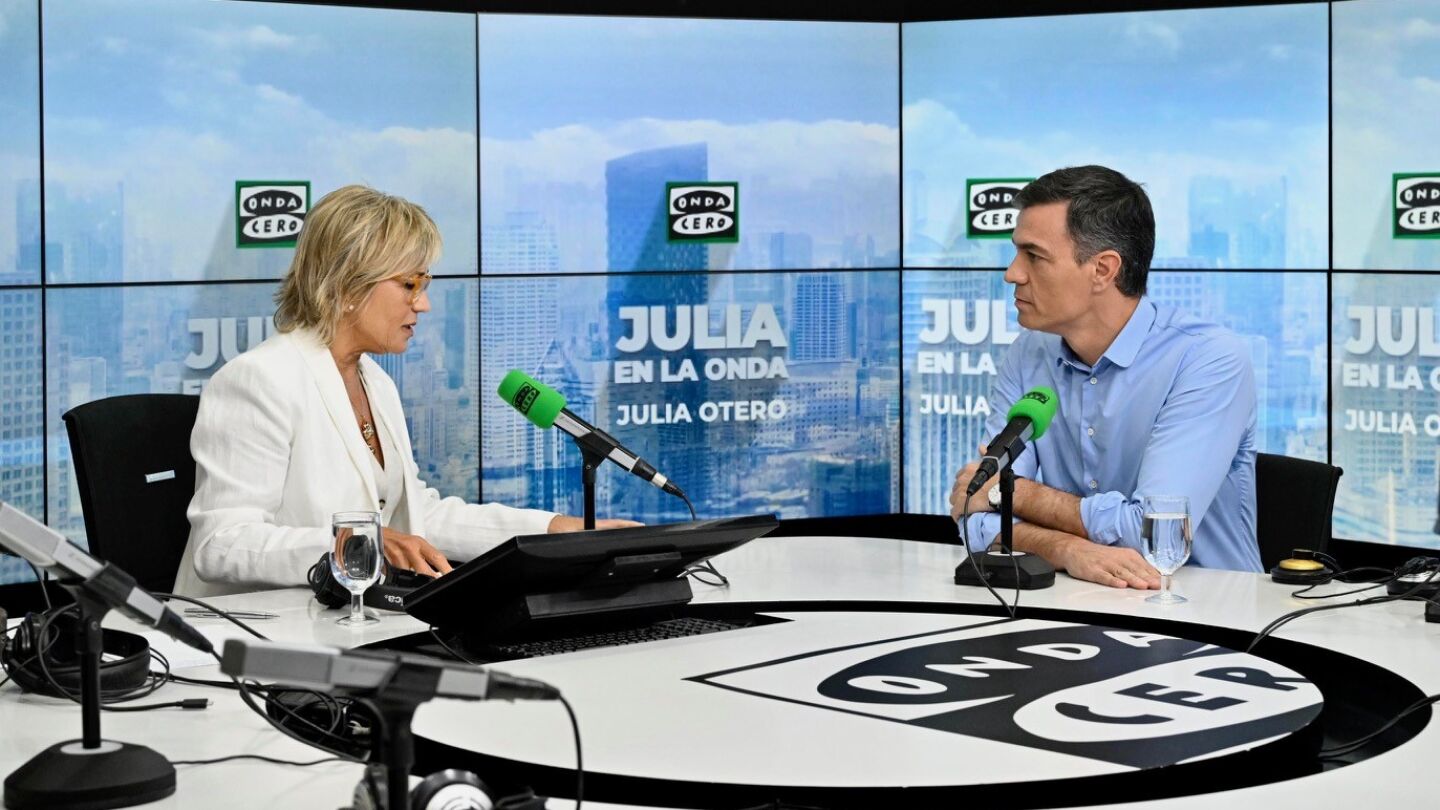 Entrevista de Pedro S&aacute;nchez con Julia Otero 