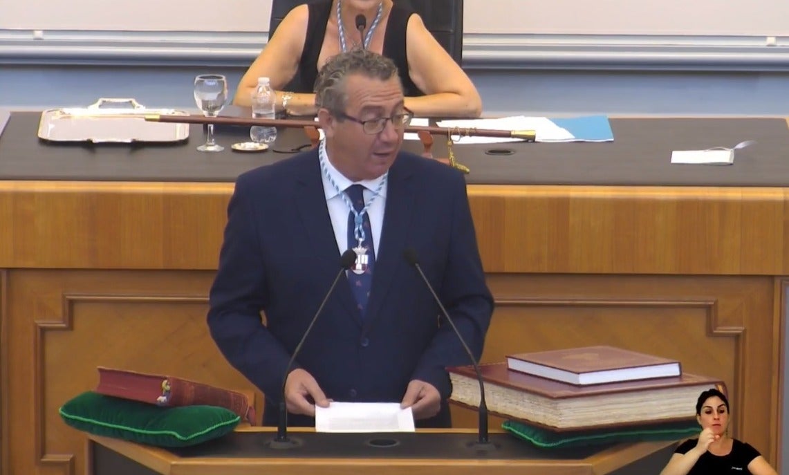 El alcalde de Benidorm, Toni Pérez, presidente de la Diputación de Alicante El alcalde de Benidorm, Toni Pérez, presidente de la Diputación de Alicante