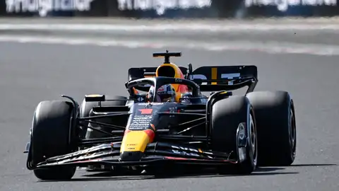 Verstappen, en el GP de Hungría. Verstappen, en el GP de Hungría.