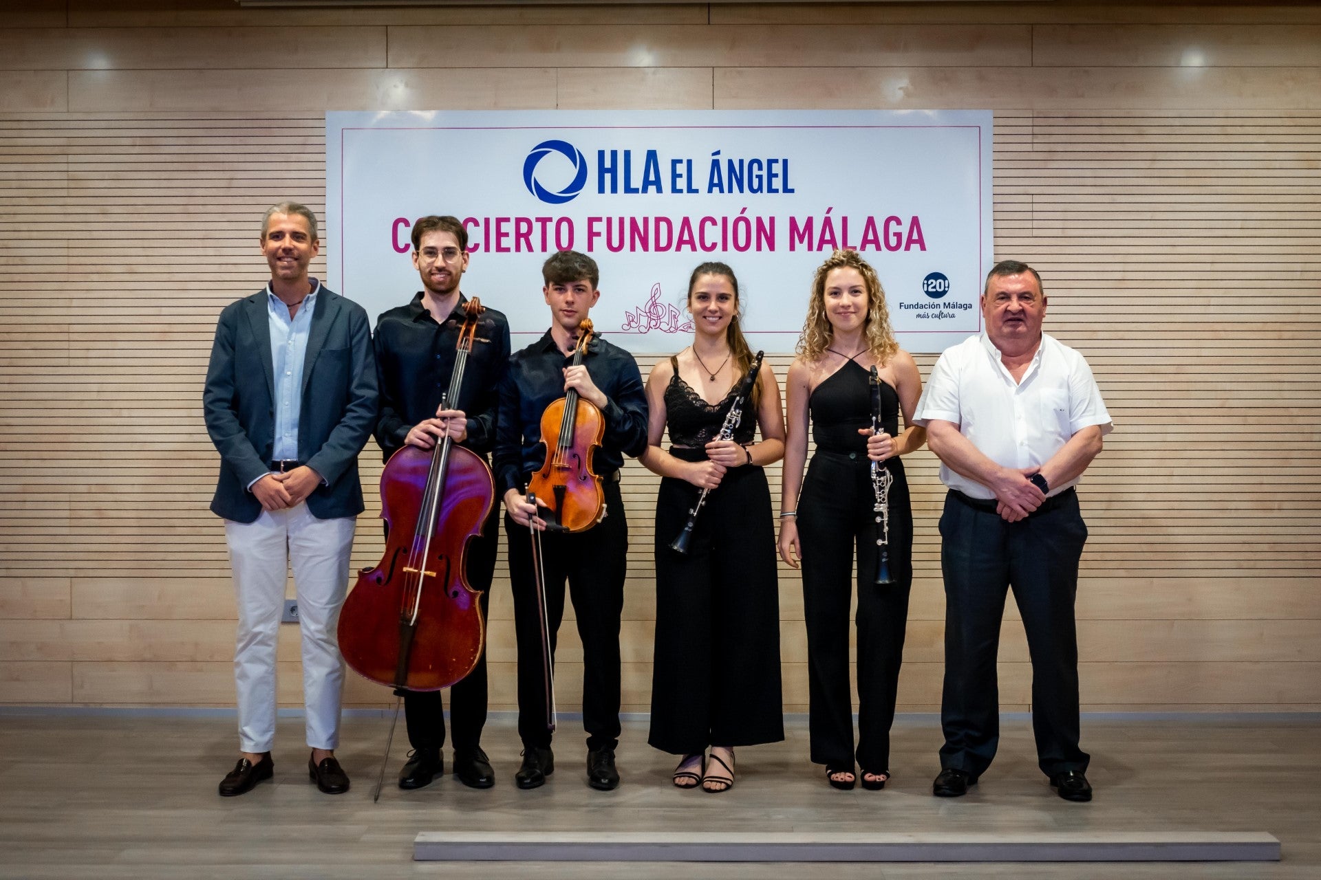 HLA El Ángel acoge un concierto de música clásica de los jóvenes talentos de la Fundación Málaga HLA El Ángel acoge un concierto de música clásica de los jóvenes talentos de la Fundación Málaga