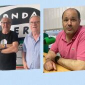 Ángel Luis Barreda, Roberto Gordaliza y Fernando Tejerina